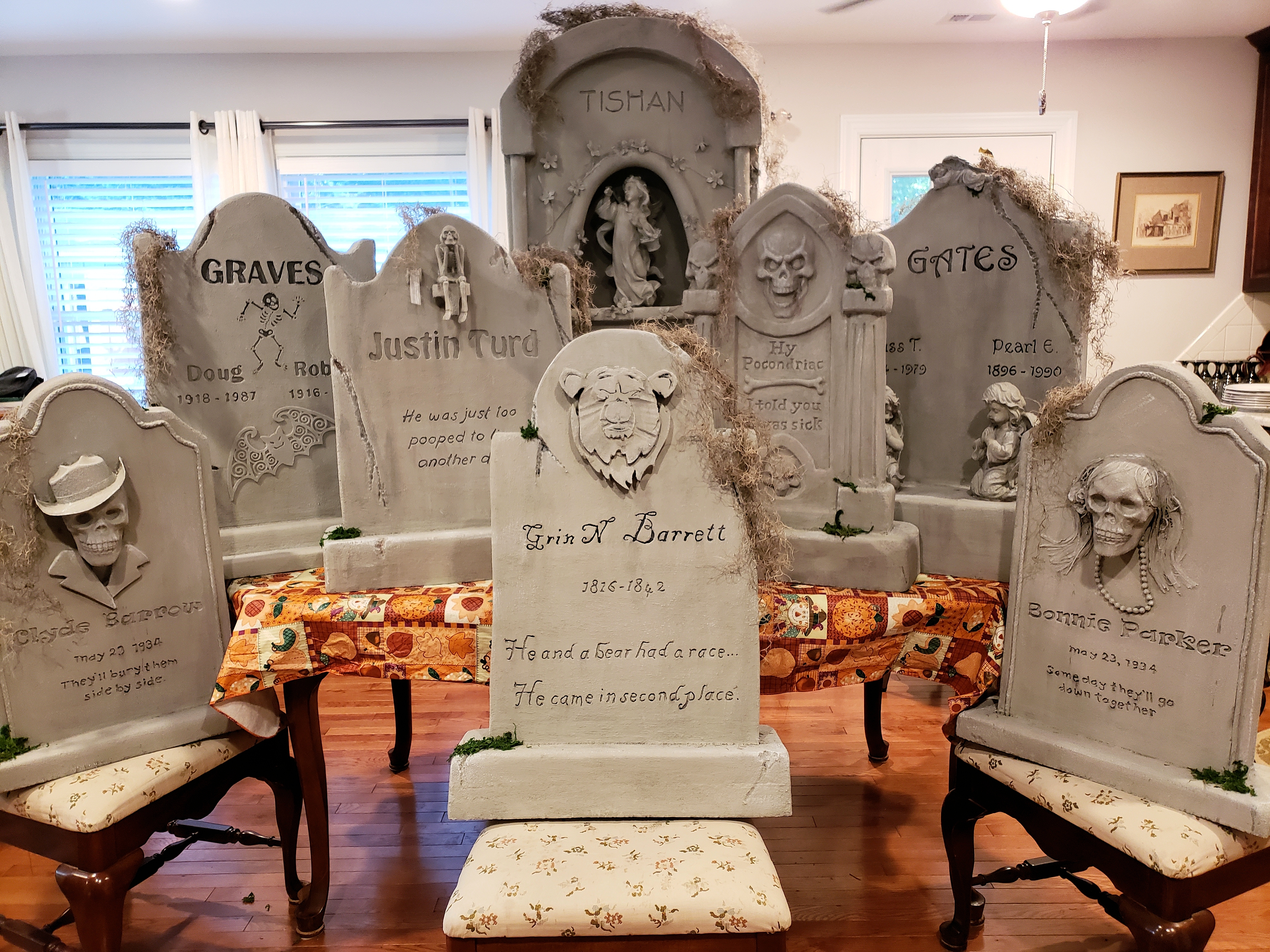 2018 Halloween Tombstones