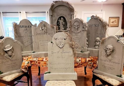 2018 Finished tombstones